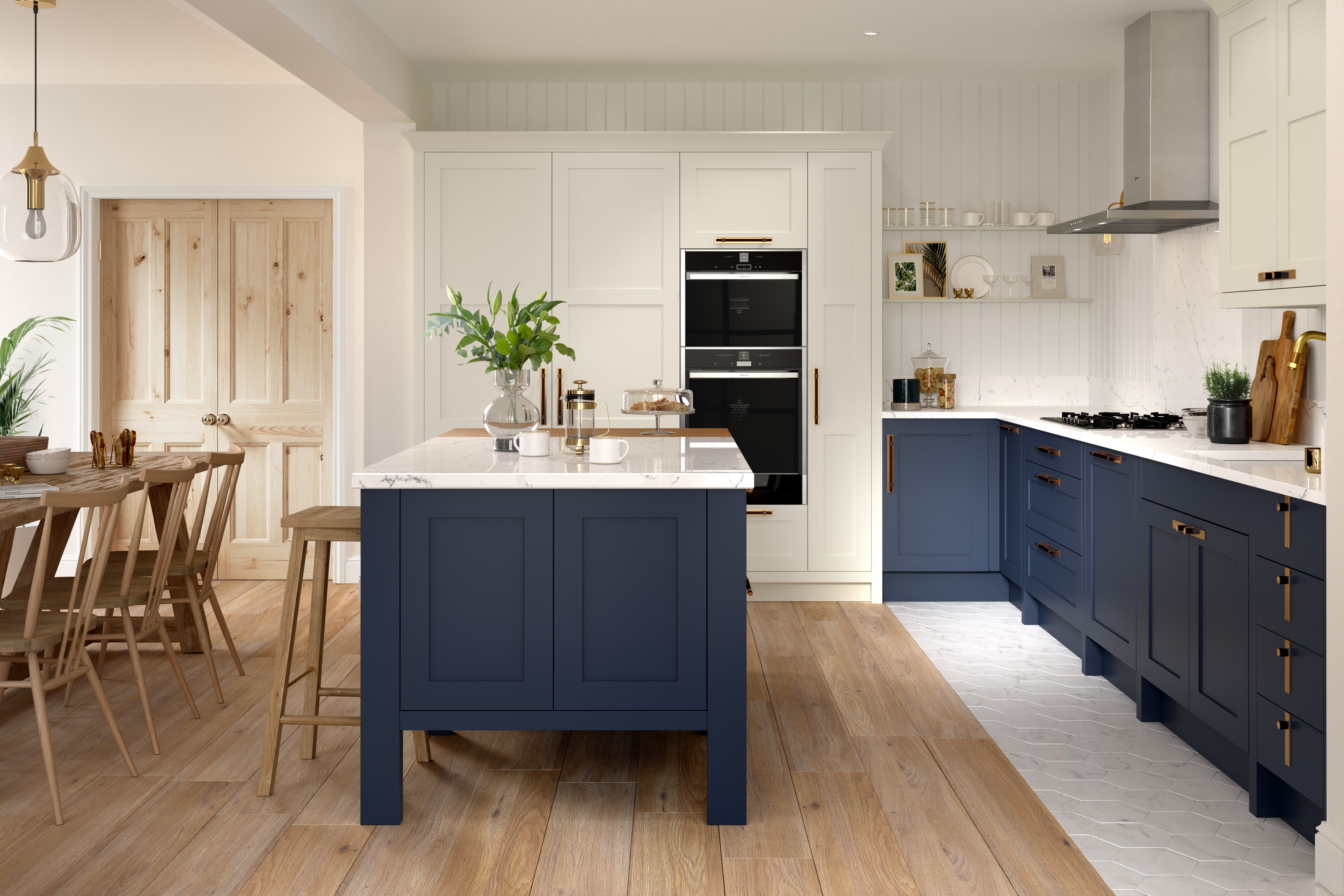 Hunton in Hartforth Blue and Porcelain | PWS Distributors Ltd - UK ...